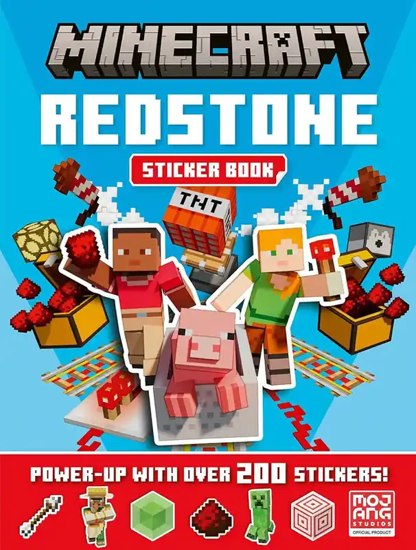 Minecraft Redstone Sticker Book | Toppkvalitet