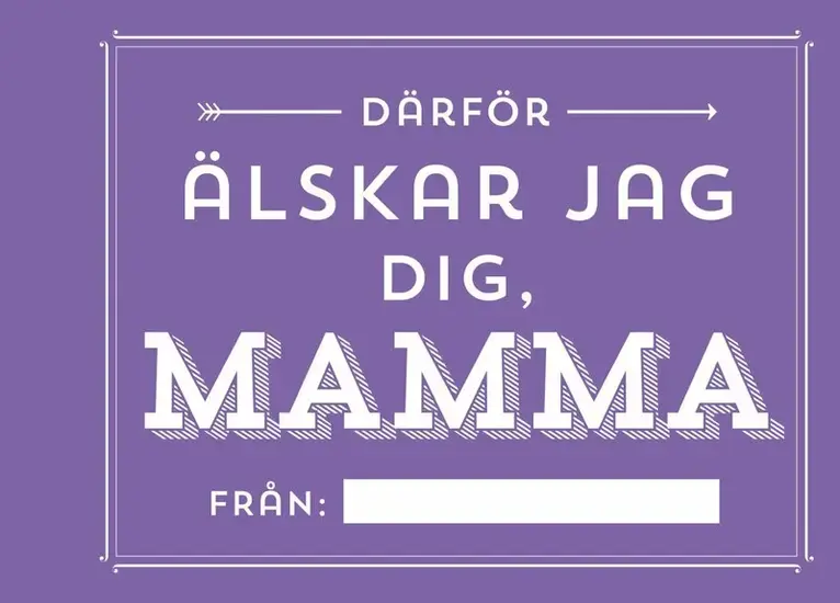 Därför älskar jag dig, mamma | Försäljningssuccé