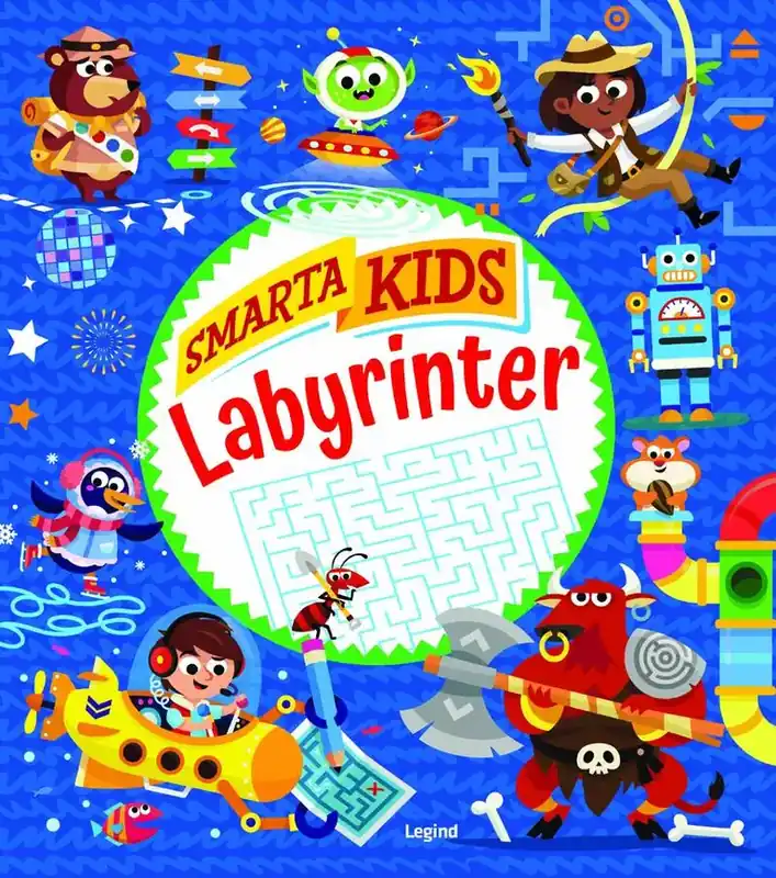 Pysselbok Labyrinter - Nedsatt pris