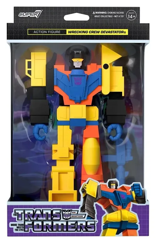 Kundfavorit | Transformers ReAction Actionfigur Devastator 10 cm